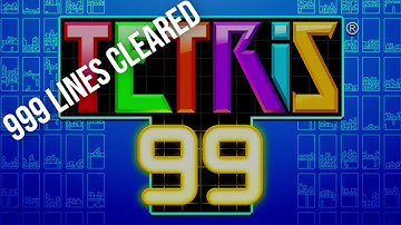 Tetris 99 - 999 Lines Cleared in Marathon Mode