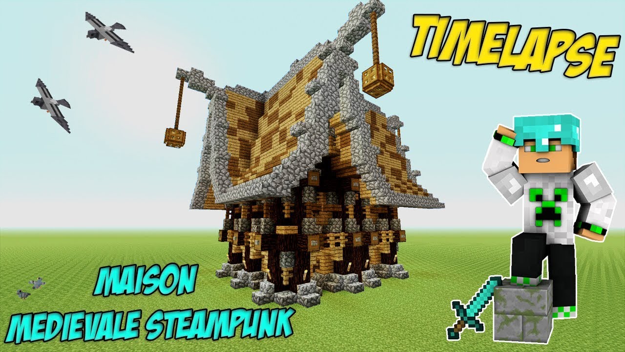 Timelapse Maison Medievale Steampunk Sur Minecraft Ps4