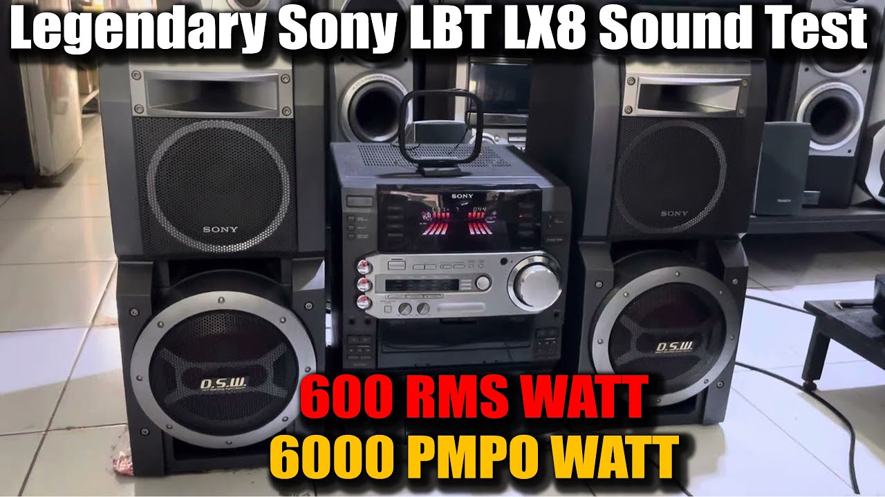 Sony LBT LX8 — легендарная Hi-Fi-система Sony возвращается! | Тест звука Sony LBT LV80 | Система ...