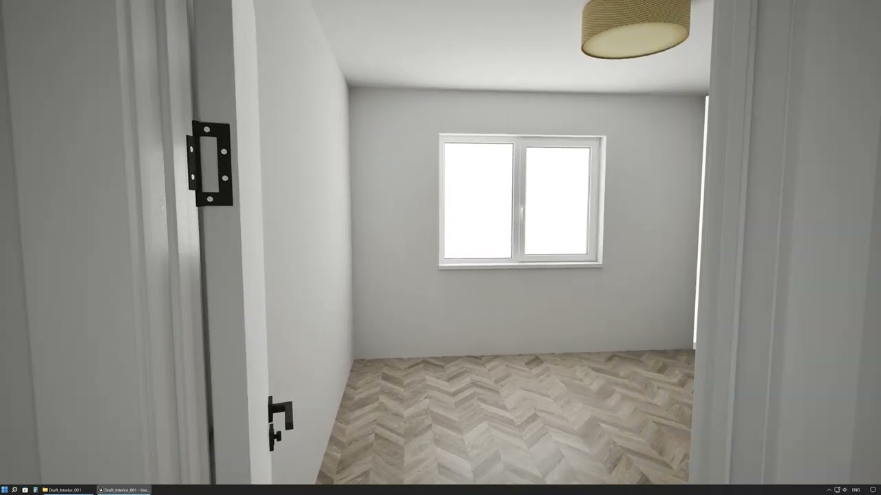 Room Tour Draft Interior project for designers and visualizers in Unreal Engine and 3Ds max.