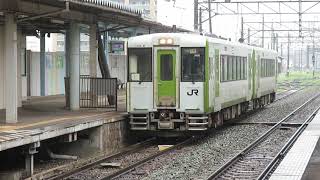 北上線キハ100形 北上駅到着 JR East Kitakami Line KiHa100 series DMU