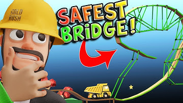 BUILDING REALLY SAFE BRIDGES! (Poly Bridge 2 Gameplay)