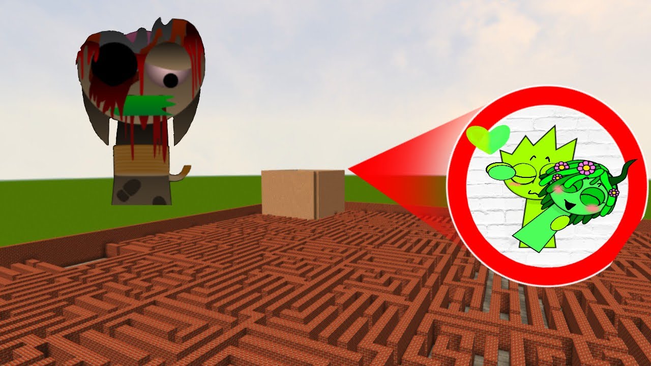 Maze Gmod All New Incredibox Sprunki Characters in Minecraft Minecraft Sprunki Maze