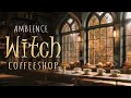 Autumn Rainy Day Witch Coffeeshop Coffee Making Sounds Magic Cats ASMR Ambience