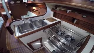 Cape Dory 31 Interior Tour