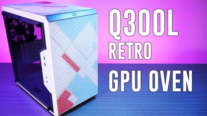 Cooler Master MasterBox Q300L White Micro-ATX Tower, Magnetic