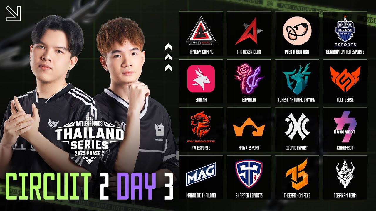 🔴Live สด! “𝐏𝐔𝐁𝐆 𝐓𝐡𝐚𝐢𝐥𝐚𝐧𝐝 𝐒𝐞𝐫𝐢𝐞𝐬 𝟐𝟎𝟐𝟓 𝐏𝐡𝐚𝐬𝐞 2” Circuit 2 วันที่ 3 | ลีกสูงสุดของประเทศไทย