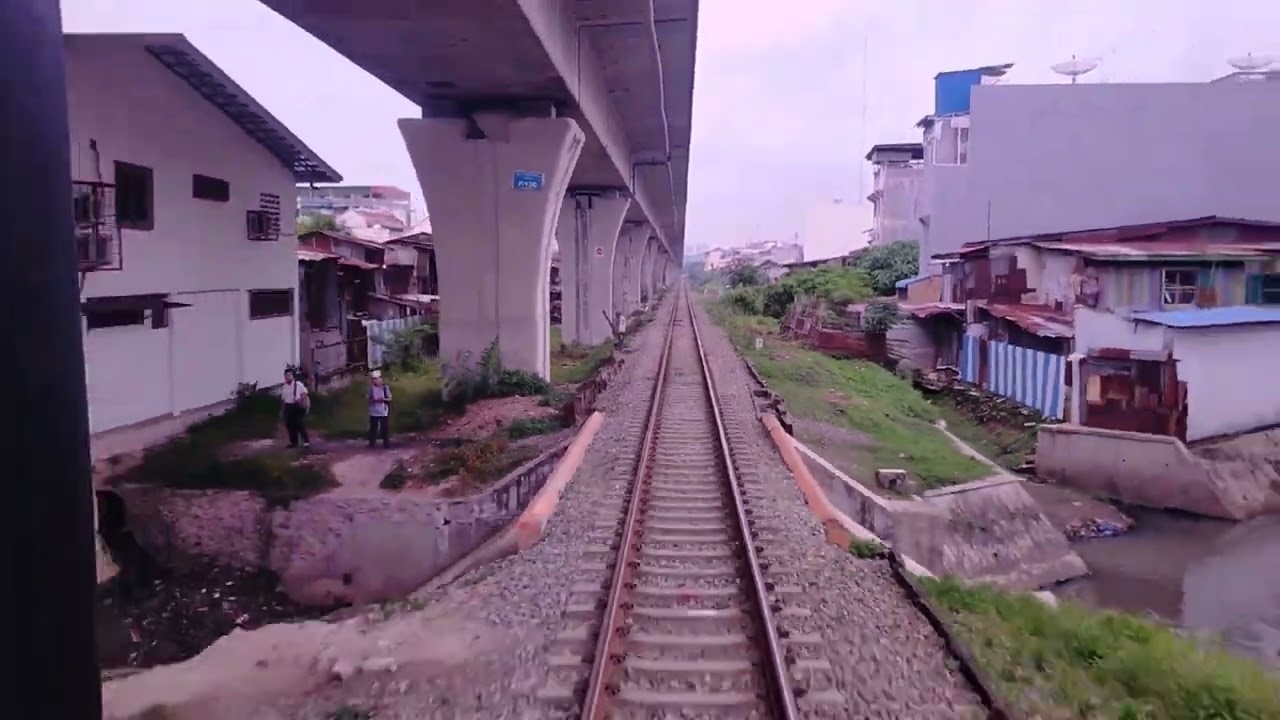 BACKRIDE Ka Siantar Ekspress Petak jalan Stasiun Medan - Stasiun Bandar Khalifah