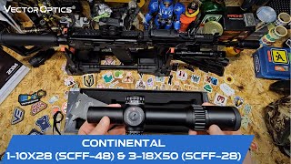 Vector Optics // Распаковка Оптических Прицелов Continental 1-10x28 (SCFF-48) и 3-18x50 (SCFF-28)