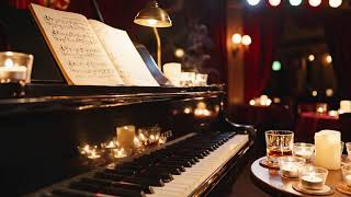 Cozy Winter Cafe Jazz 🔥 Warm Fireplace &amp; Piano Music for Study &amp; Work