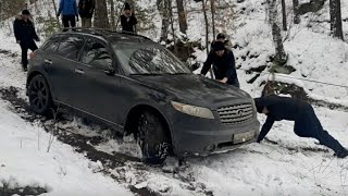 infiniti fx 35, offroad, покатушка выходного дня.