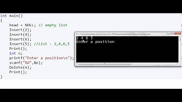 Linked List in C/C++ - Delete a node at nth position