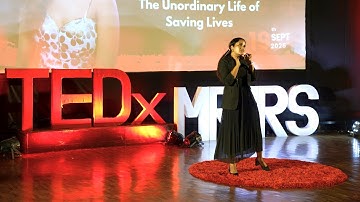 The Unordinary Life of Saving Lives | Vandana Anchalia | TEDxMRIIRS