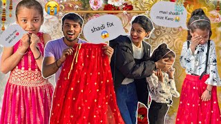 choti behan ki shadi kardi 😭 rone lag gyi yrr 💔 10 Sal ki h sirf 😱 prank gone wrong