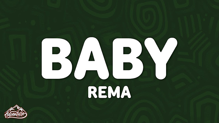 Rema - Baby (Is it a Crime) (Lyrics)