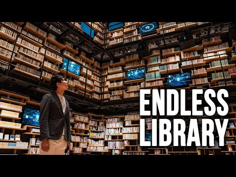 The Endless Library - Kadokawa Culture Museum in Tokyo