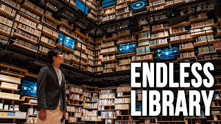 The Endless Library - Kadokawa Culture Museum in Tokyo