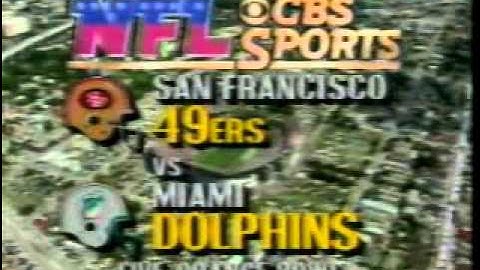 CBS Football Intro - September 1986