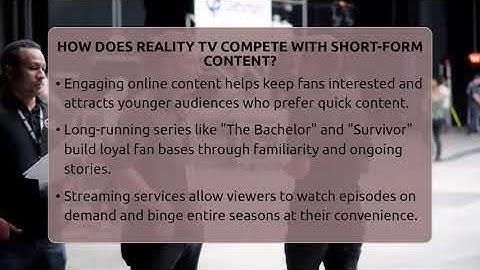How Does Reality TV Compete With Short-form Content? - The Reality Radar