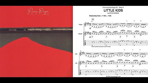 "Little Kids" - Guitar & Violin transcription composed by Steve Morse