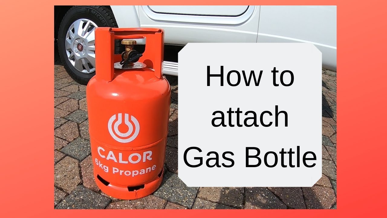 How to attach gas bottle to a motorhome for the first time YouTube
