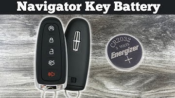 2013 - 2017 Lincoln Navigator Key Fob Battery Replacement - How To Change Replace Remote Batteries