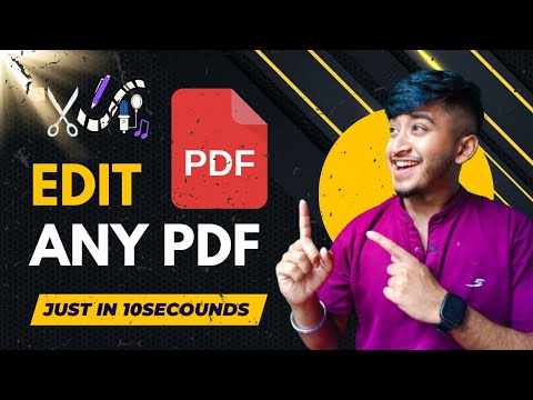 How to edit PDF file in mobile 🤩🤩 - YouTube