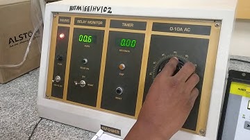 Microcontroller Based Over Current Relay