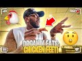 Organik eats chinese chicken feet