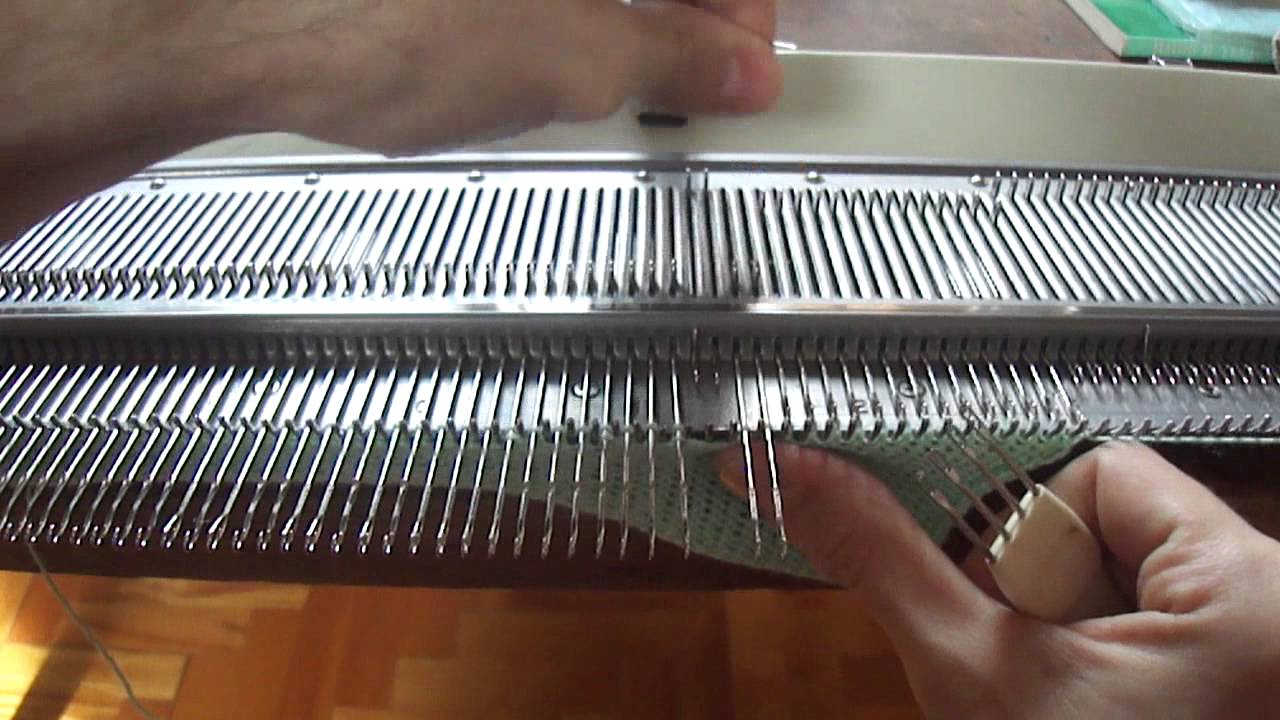 Tejido a Maquina: Desarrollo Escote Redondo y Terminación