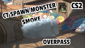 EASY MONSTER SMOKE CS2 (OVERPASS)