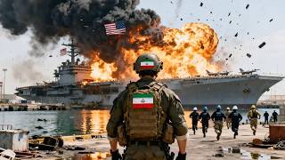 Trump surrenders, the largest aircraft carrier USS Gerald R. Ford is destroyed by a missile attack.