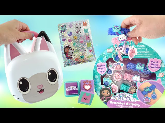 Gabby's Dollhouse Pandy Paws Art Case and Fidget Charm Bracelet Kit 