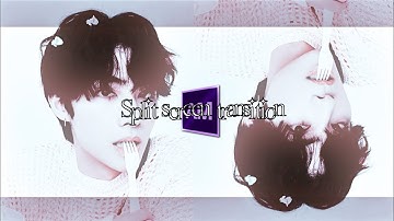 SPLIT CLIP TRANSITION on alight motion ||