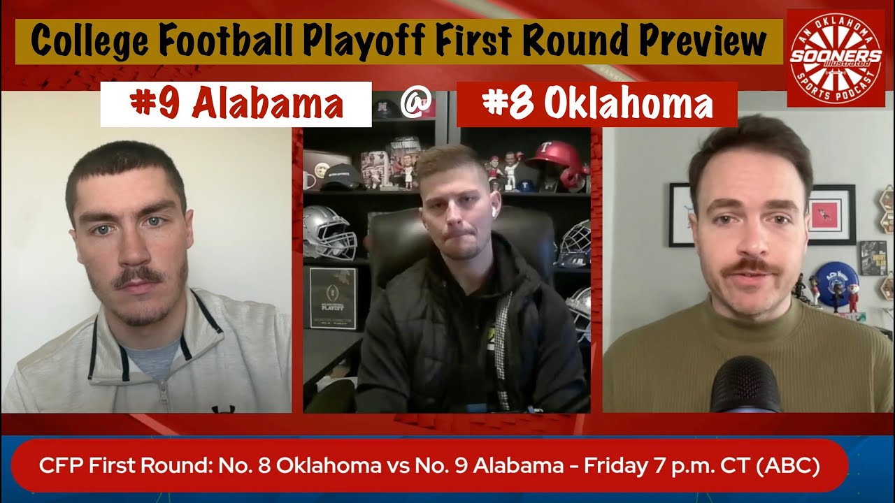 GAME PREVIEW: No. 8 Oklahoma hosts No. 9 Alabama in the First Round of ...