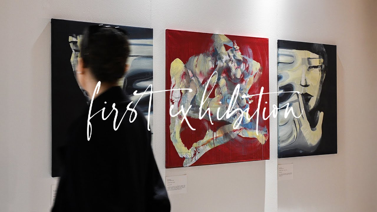 visual diary  I  MY FIRST EXHIBITION IN ITALY  I  ART IS YOUNG