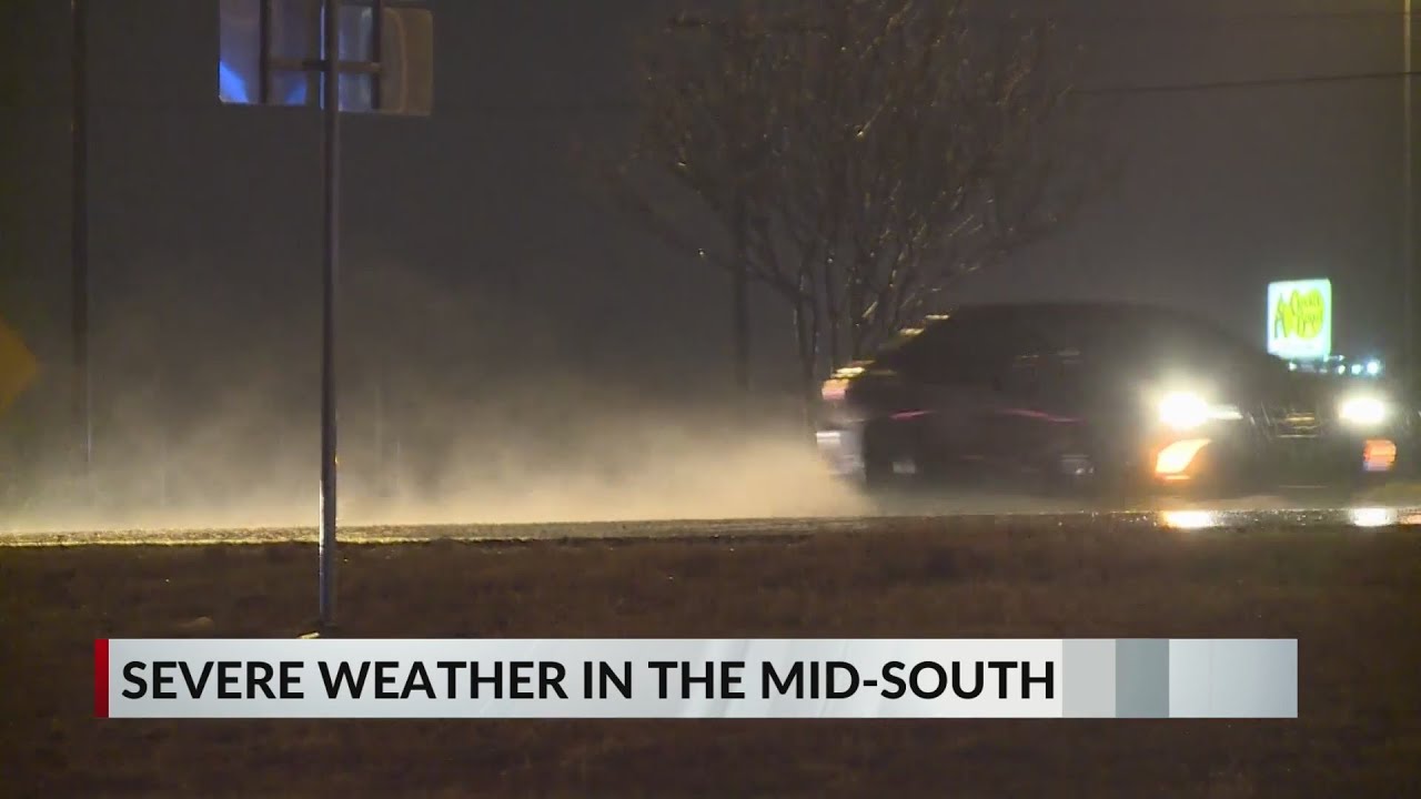 Thousands without power after storm moves through Mid-South - YouTube