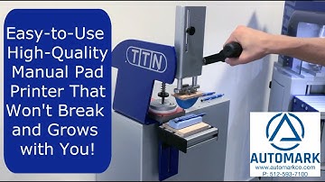 Manual pad printing machine TTN HP 90 EKO TE - 1-Color Manual Pad Printing Machine