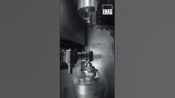 VT 200 vertical turning center with counter spindle  #emaggroup #machine #cnc #shorts