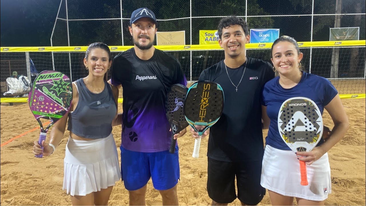 1a copa Flyper / mista C/ fase grupo / Alexandre e Paula x Davi e Ana ...