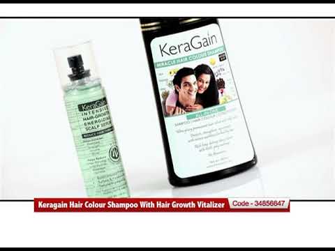 Keragain Hair Colour Shampoo With Hair Growth Vitalizer Youtube