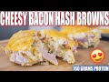 ANABOLIC CHEESY BACON HASH BROWNS | High Protein Breakfast Meal Prep Recipe