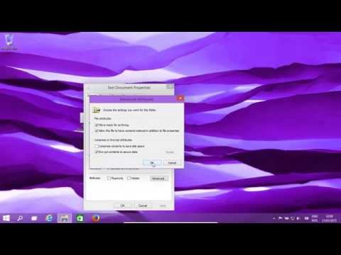 Windows 10 and 8.1 Encrypt A File And Folder Tutorial