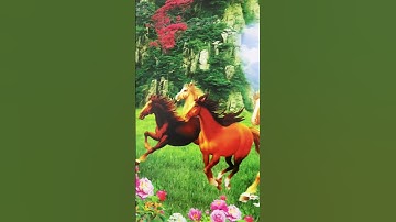 Tranh mã đáo thành công 3D dán tường phòng khách đẹp nhất