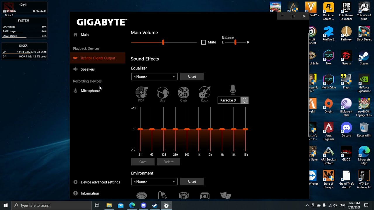 Realtek audio console не поддерживает