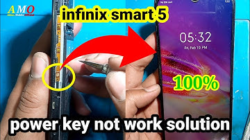 infinix smart 5 power key not work jumper solution | infinix smart 5 switch on off button problem