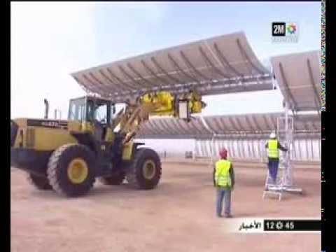 إنطلاقة أشغال محطة الطاقة الشمسية بورزازات
