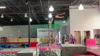 Sidney Fitzgerald toe on tkachev to double layout on mats October 2018
