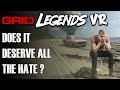 Grid legends vr on the quest 2some perspective