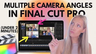🎬 Tutorial: How to Edit Multiple Camera Angles in Final Cut Pro *Very Easy for Beginners*